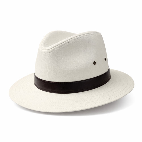 Mens cotton fedora panama - cotton,