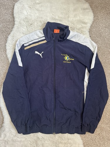 Puma navy blue track jacket - track,