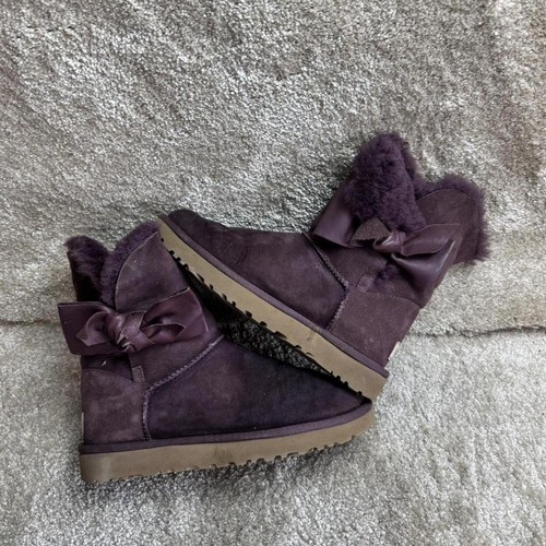 Uggs gita bow womens fur - bow,