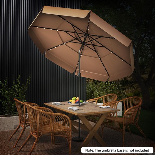 Solar patio umbrella outdoor - solar,