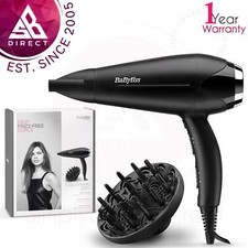 Babyliss 5572U Turbo Smooth 2200W Hair Dryers for Women│Ionic Frizz Control│InUK