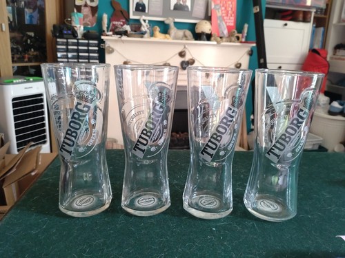 Tuborg pint glasses - tuborg, x3