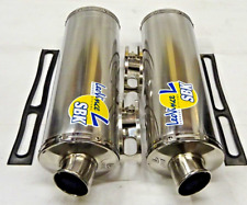 LEO VINCE ALLOY OVAL SBK EXHAUST SILENCER END CAN