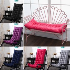 Thick Sun Lounger Cushion Garden Swing Bench Recliner Chair Replacement Seat Pad