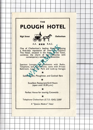 The plough hotel - hotel, cheltenham