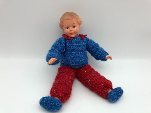 Vintage doll 21cm - doll,