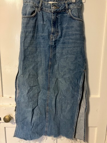 Topshop denim maxi skirt - topshop,