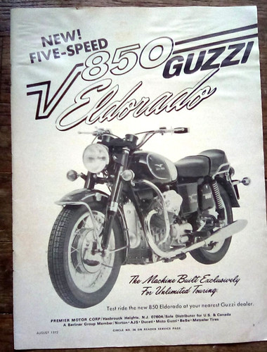 1972 moto guzzi 850 - guzzi, eldorado