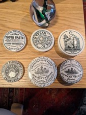 Set of Six antique ceramic