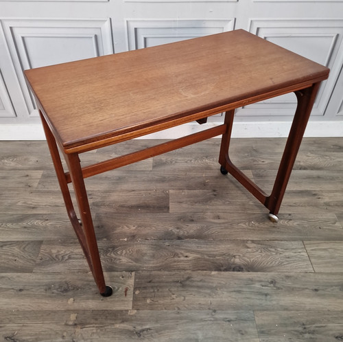Vintage teak folding table - vintage,