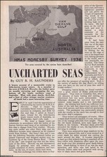 UNCHARTED SEAS, IN THE NORTHERN COAST OF AUSTRALIA : A CRUISE AS A MEMBER OF THE