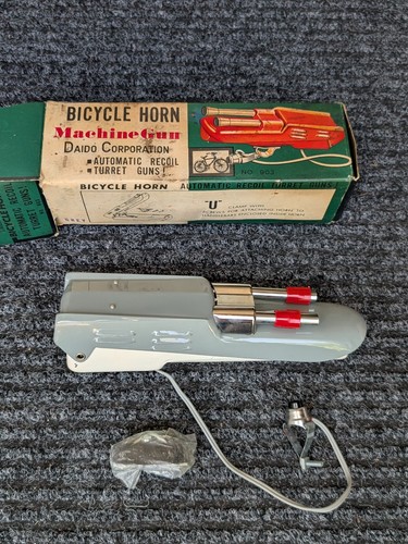 Vintage bicycle machine - bicycle, gun