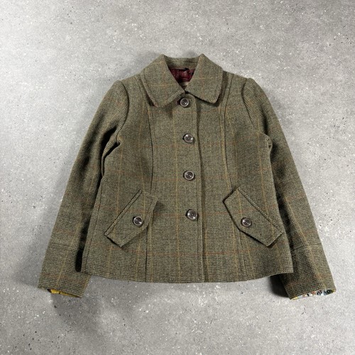 Joules jacket green wool - joules, uk