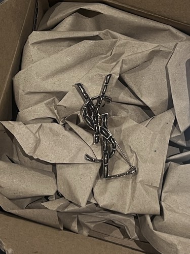 Ysl silver metal - ysl,