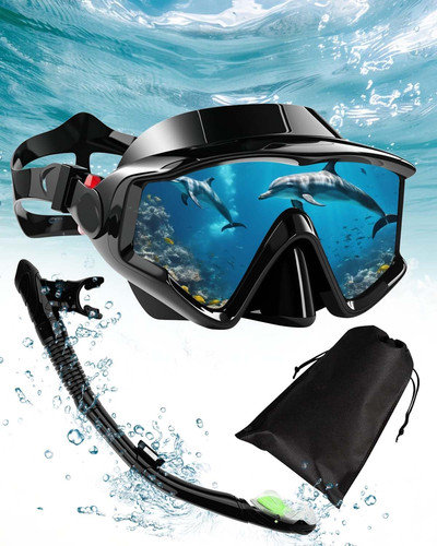 Snorkel set for - set, adults,