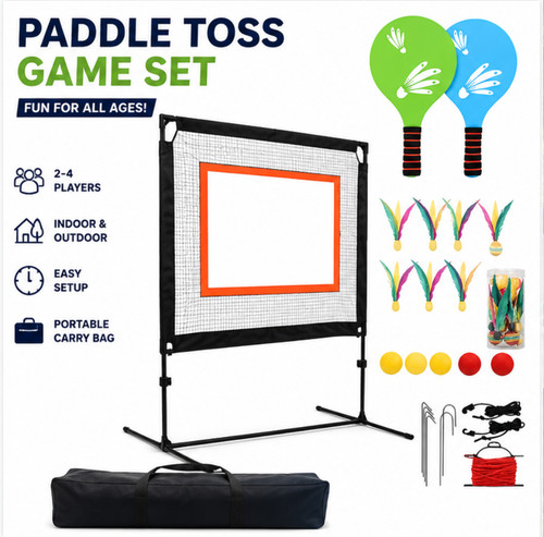 Portable paddle toss - toss, set
