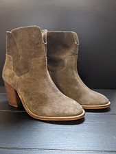 Savannah Miller Nine Leather Suede Brown  Boots Heels Size UK6-7 Eur39-40 