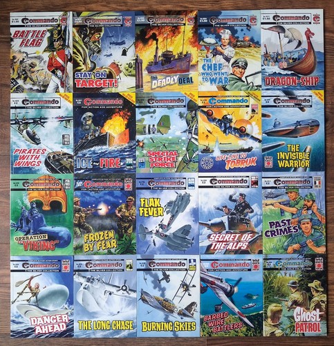 Commando comics job lot - commando,