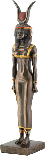 Egyptian bronze isis - bronze,