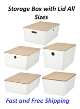 IKEA KUGGIS Box with Lid White