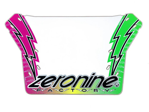 Zeronine bmx number plate old - number,