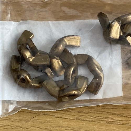 2ba brass wing nut - 2ba, x