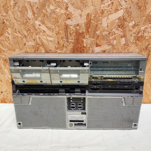 Sharp 555 stereo radio tape - gf-555, radio-tape