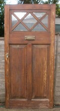 wooden front door antique
