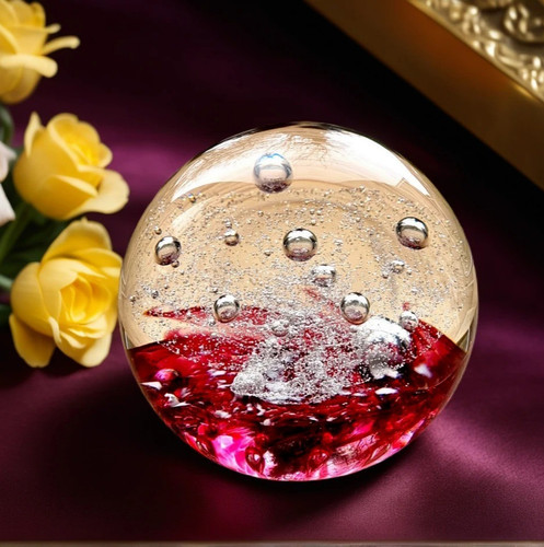 Selkirk glass paperweight - selkirk,