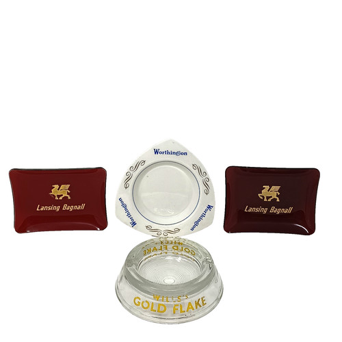 Vintage advertising ashtrays - vintage,
