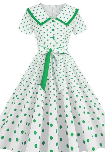 Retro style 60s dress - 60s,
