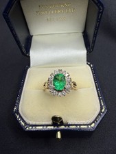 18ct gold Emerald and Diamond