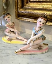 ​Pair Mid Century Porcelain