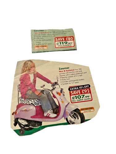 Girls zoomer scooter pink 2 - girls, scooter,