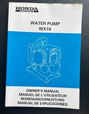 Honda WX10 Water Pump Owners
