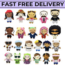 Travis Scott Billie Eilish Hello Kitty Plush Doll Rapper