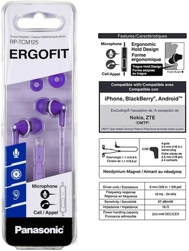Panasonic ergofit earbud - panasonic,