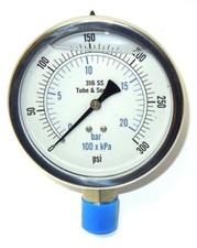 Gauge 4" Face S/S Case 0-300
