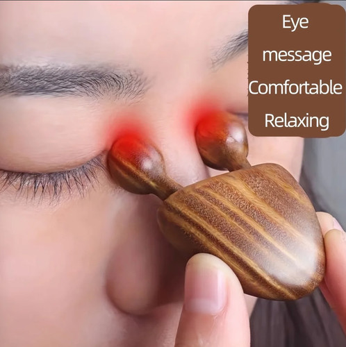 1pc sandalwood face massager - 1pc,