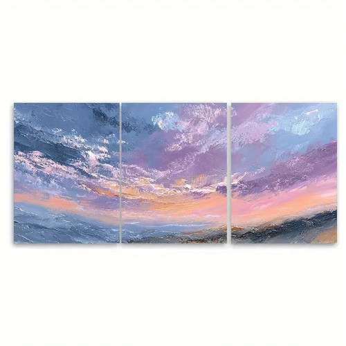3pcs sunrise ocean landscape - 3pcs,
