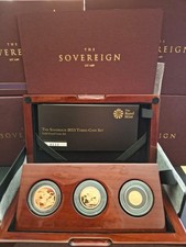 2015 the Sovereign Gold Proof Three-Coin Set - Royal Mint