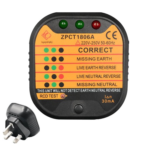 Socket tester with - socket,
