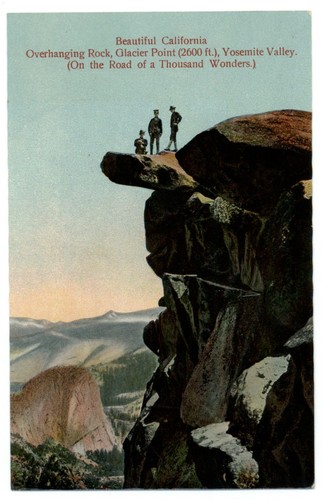 Overhanging rock glacier point - overhanging,