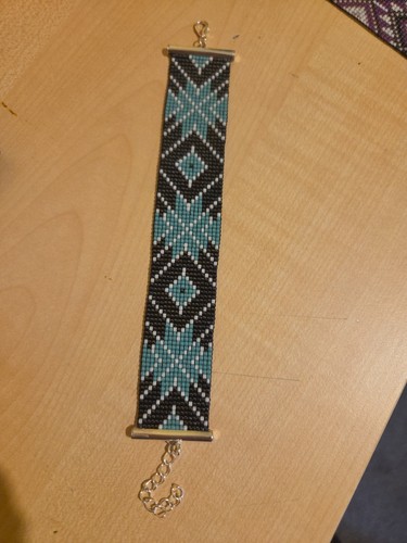 Loom beaded bracelet - loom,