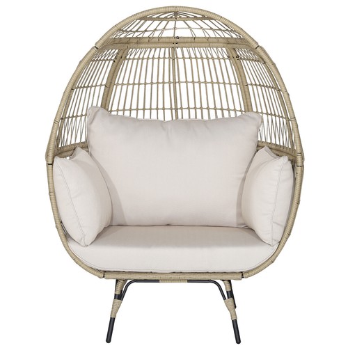 Oversized rattan egg chair - egg,