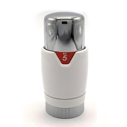 White chrome thermostatic - white/chrome,