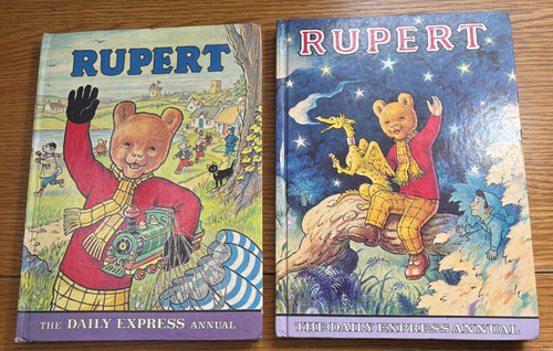 Vintage rupert annuals - 2, x