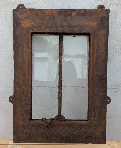 Vintage cast iron hinged - cast,