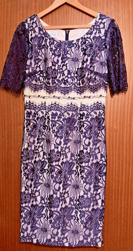 Condici dress navy lace over - dress,
