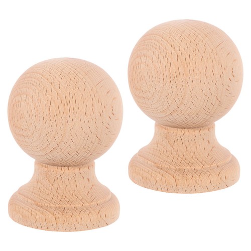 Pcs wood carved finials - wood,